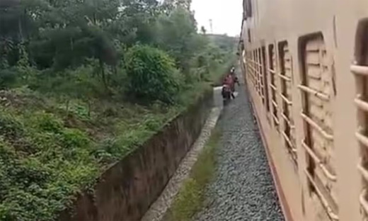 Train mishap averted